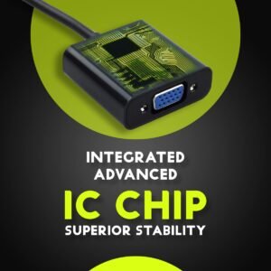 COCONUT HDMI to VGA with Audio Adapter