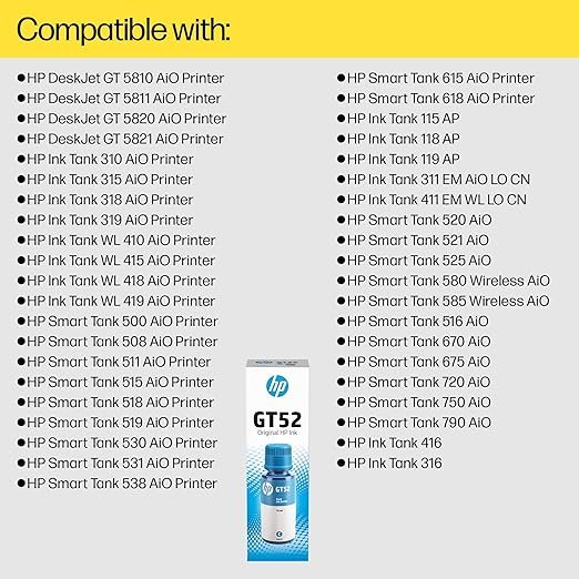 BOTTLE INK GT52.53 HP - Image 2